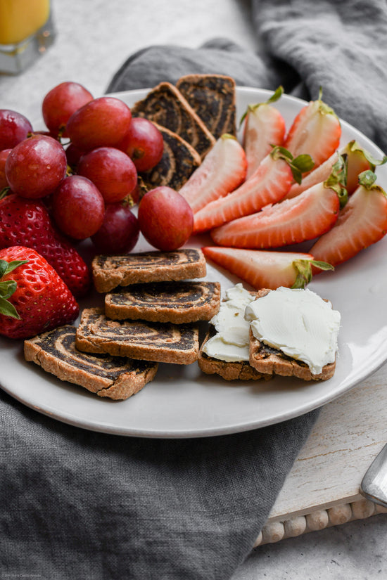 Breakfast Plate with Darious Date Swirls