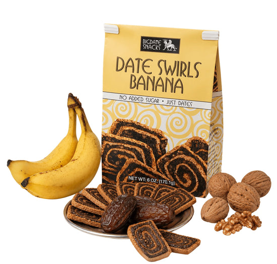 Vegan Banana Date Swirls - Darious Snack Co