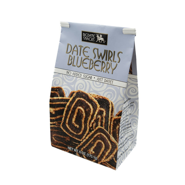 Vegan Blueberry Date Swirls